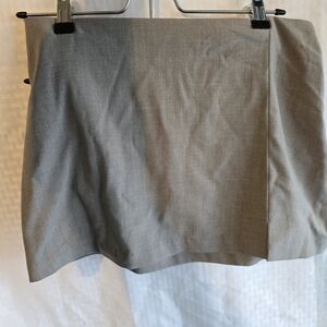 BP Gray Asymmetrical Pencil Skirt Mini Work